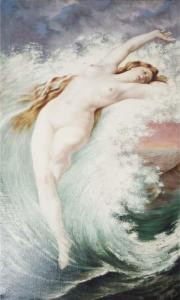 NEUBAUER Frederick August 1855,Birth of Venus,1893,Christie's GB 2003-12-03