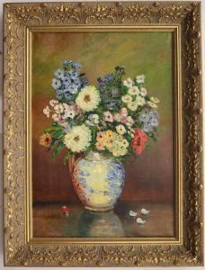 NEUBERT Hans 1924,Summer Flower Bouquet,Sloans & Kenyon US 2023-07-27