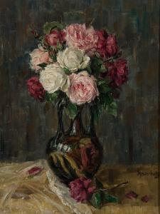 NEUERBURG Gerhard 1878-1946,Floral Still Life with Roses,Jackson's US 2009-06-23