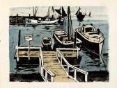 NEUGEBAUER Georg L 1889,Boote im Hafen,Historia Auctionata DE 2019-10-18