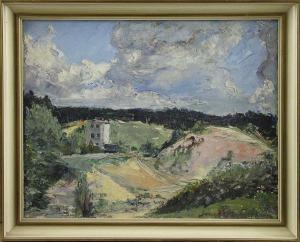 NEUMANN Arnold 1836-1920,Expressive Landschaft,Eva Aldag DE 2013-05-25