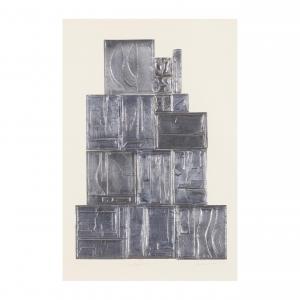 NEVELSON Louise 1899-1988,The Great Wall, from Lead Intaglio Series (Baro 10,1970,Bonhams 2024-03-26