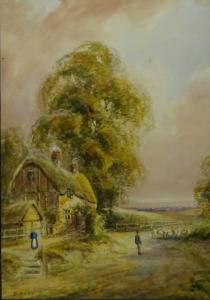 NEVIL E.,Country Lane with Figures,David Duggleby Limited GB 2017-11-04