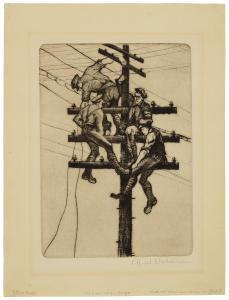NEVINSON Christopher Richard Wynne 1889-1946,Nerves of an Army,1918,Christie's GB 2024-03-27