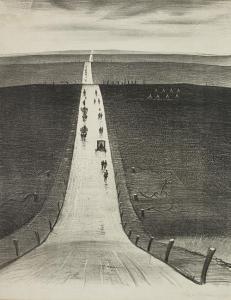 NEVINSON Christopher Richard Wynne 1889-1946,The Road from Arras to Bapaume,1918,Bonhams 2012-04-17