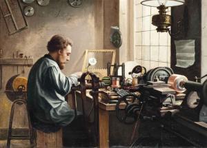 NEW J.C,The electrician,1890,Christie's GB 2015-04-16