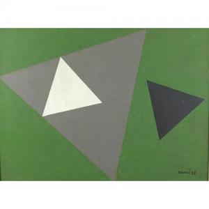 NEWALL Albert 1920-1989,Abstract composition,1958,Eastbourne GB 2017-11-09