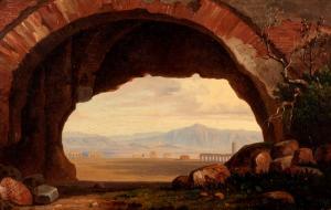 NEWBOTT John 1805-1867,Rovine nella Campagna romana - Villa Gordiani e il,Finarte IT 2021-07-06