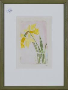 NEWCOMB Tessa 1955,Spring Daffodils,1989,Tooveys Auction GB 2018-11-28