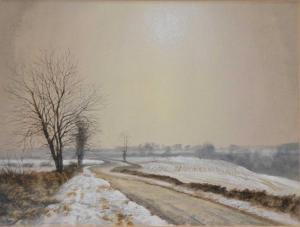 NEWCOMBE Peter 1943,Melting snow,1987,Gilding's GB 2024-01-04