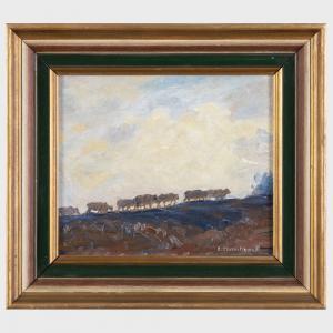 NEWELL George Glenn 1870-1947,The Western Sky,Stair Galleries US 2023-11-09