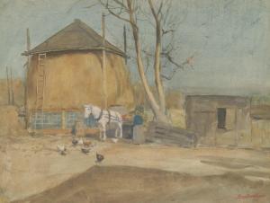 NEWELL Peter 1862-1924,Rural farm scene,1909,Aspire Auction US 2017-09-09
