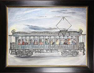 NEWELL POMMER Mildred 1893,Trolly Car,1946,Clars Auction Gallery US 2015-05-30