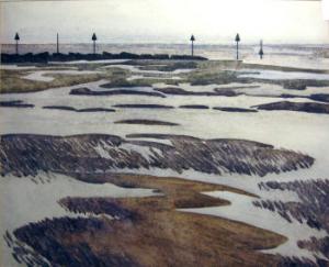 NEWELL Robert R.,'Shoeburyness', watercolour, 39cm x 48cm, signed, ,Lots Road Auctions 2007-10-07