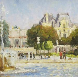 NEWLUND Chris,Fall Day at the Louvre,Wickliff & Associates US 2022-09-17