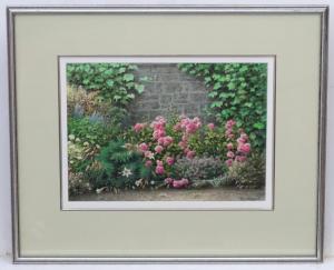NEWMAN Colin 1923,Roses and lilies in a flower bed,Dickins GB 2018-09-07