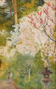 NEWMAN Henry Roderick 1843-1917,Cherry Blossom (Kioto),1898,Sotheby's GB 2021-10-06