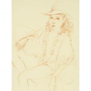 NEWMAN John Beatty 1933,YOUNG GIRL,1981,Waddington's CA 2021-09-02