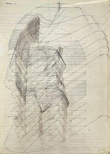 NEWSOME Victor 1935-2018,untitled figure drawing,1973,Rogers Jones & Co GB 2022-08-21