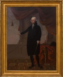 NEWTON Gilbert Stuart 1794-1835,PORTRAIT OF GEORGE WASHINGTON,Stair Galleries US 2017-08-05