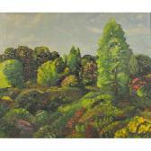 NEWTON Herbert H. 1881-1959,study of a treescape,Eastbourne GB 2016-11-10
