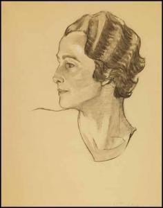 NEWTON Lilias Torrance 1896-1980,Portrait of a Woman,Heffel CA 2012-06-28