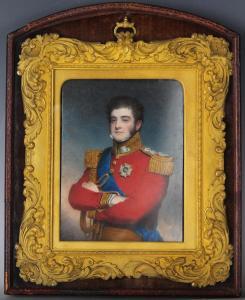 NEWTON William John,Miniature Portrait of George Fitz-Clarence,1838,Tooveys Auction 2022-02-16