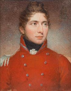 NEWTON William John 1785-1869,Portrait of an officer,1812,im Kinsky Auktionshaus AT 2021-12-14