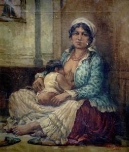 Neylies Jean 1869-1938,Mother and Child,David Lay GB 2022-11-03