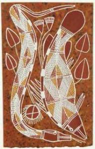 NGANJMIRRA Trevor,Rainbow Serpent - Ngalyod,1998,Millon & Associés FR 2013-06-15