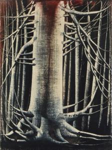 Niazi Manoucher 1936,Trees,Tiroche IL 2021-11-06