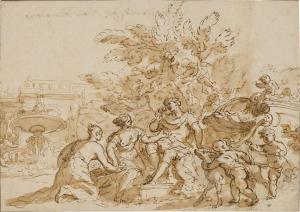 Niccolò Francesco Lapi 1661-1732,An Allegory of the Sense of Smell,Sotheby's GB 2021-10-22