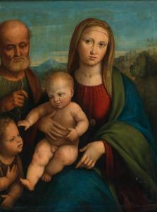 NICCOLO PISANO,The Holy Family with Saint Peter and the Infant Sa,Palais Dorotheum 2022-11-10