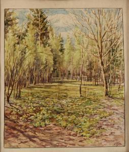 NICHOLAEVNA Olga 1895-1918,A clearing in the woods,Bonhams GB 2014-09-07