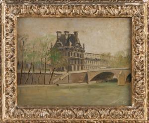 NICHOLAS OF GREECE Prince 1800-1900,View of Paris from the Seine,1934,Eldred's US 2019-06-13