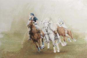 NICHOLAS Ruth,three polo players on horseback,Serrell Philip GB 2019-01-10