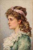 NICHOLL Agnes Rose 1842-1893,Autoritratto,Antonina IT 2010-10-12