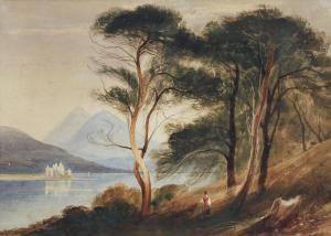 NICHOLL Andrew 1804-1886,Kilchurn Castle, Loch Awe,Gormleys Art Auctions GB 2024-04-09
