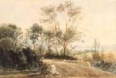 NICHOLL William 1794-1840,TREES & COUNTRY ROAD,Ross's Auctioneers and values IE 2011-06-08