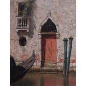 NICHOLLS Burr H 1848-1915,A Red Door, Venice,William Doyle US 2010-02-24