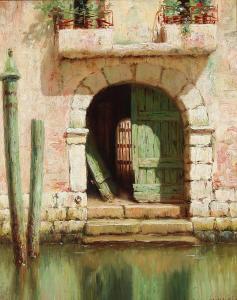 NICHOLLS Burr H 1848-1915,A Venetian Water Gate,Bruun Rasmussen DK 2022-12-19