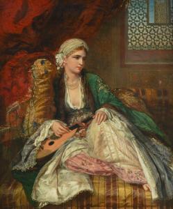 NICHOLLS Charles Wynne 1831-1903,An Eastern Beauty,1865,Bellmans Fine Art Auctioneers GB 2024-03-28