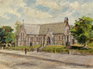 NICHOLLS Colyn 1900-1900,St Mary's Church, New Plymouth,1953,International Art Centre NZ 2009-08-27