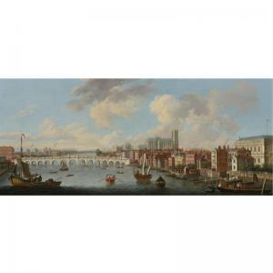 NICHOLLS Joseph 1692-1760,VIEW OF THE THAMES AND OLD WESTMINSTER BRIDGE LOOK,Sotheby's GB 2008-06-05