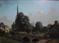 nicholls,View of bridge with church and buildings in ba,1948,The Cotswold Auction Company 2008-05-23