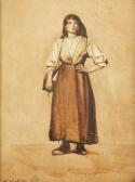 NICHOLS Catherine Maude 1848-1923,Peasant figure,Golding Young & Mawer GB 2016-04-27