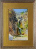 NICHOLS Harley DeWitt 1859-1939,Easton Canyon Falls, California,Christie's GB 2009-09-01