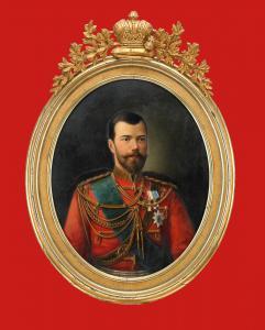 NICHOLSON Alice Hogarth 1800-1900,Portrait of Grand Duke Nikolai Ale,1895,Stockholms Auktionsverket 2007-03-15