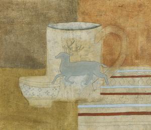 NICHOLSON Ben 1894-1982,STILL LIFE WITH MUG DECORATED WITH STAG,Sotheby's GB 2016-11-22