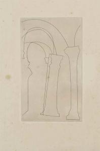 NICHOLSON Ben 1894-1982,Tuscan pillars,1966,Christie's GB 2016-05-19